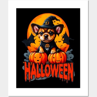 Halloween vampire puppy dog Posters and Art